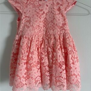 The Children's Place Pink Floral Lace Dress
